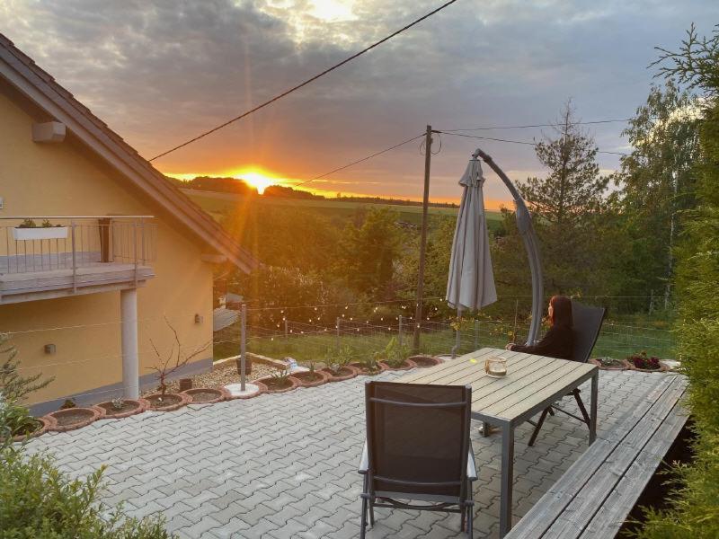 Ferienwohnung Im Erzgebirge Langenweissbach Esterno foto